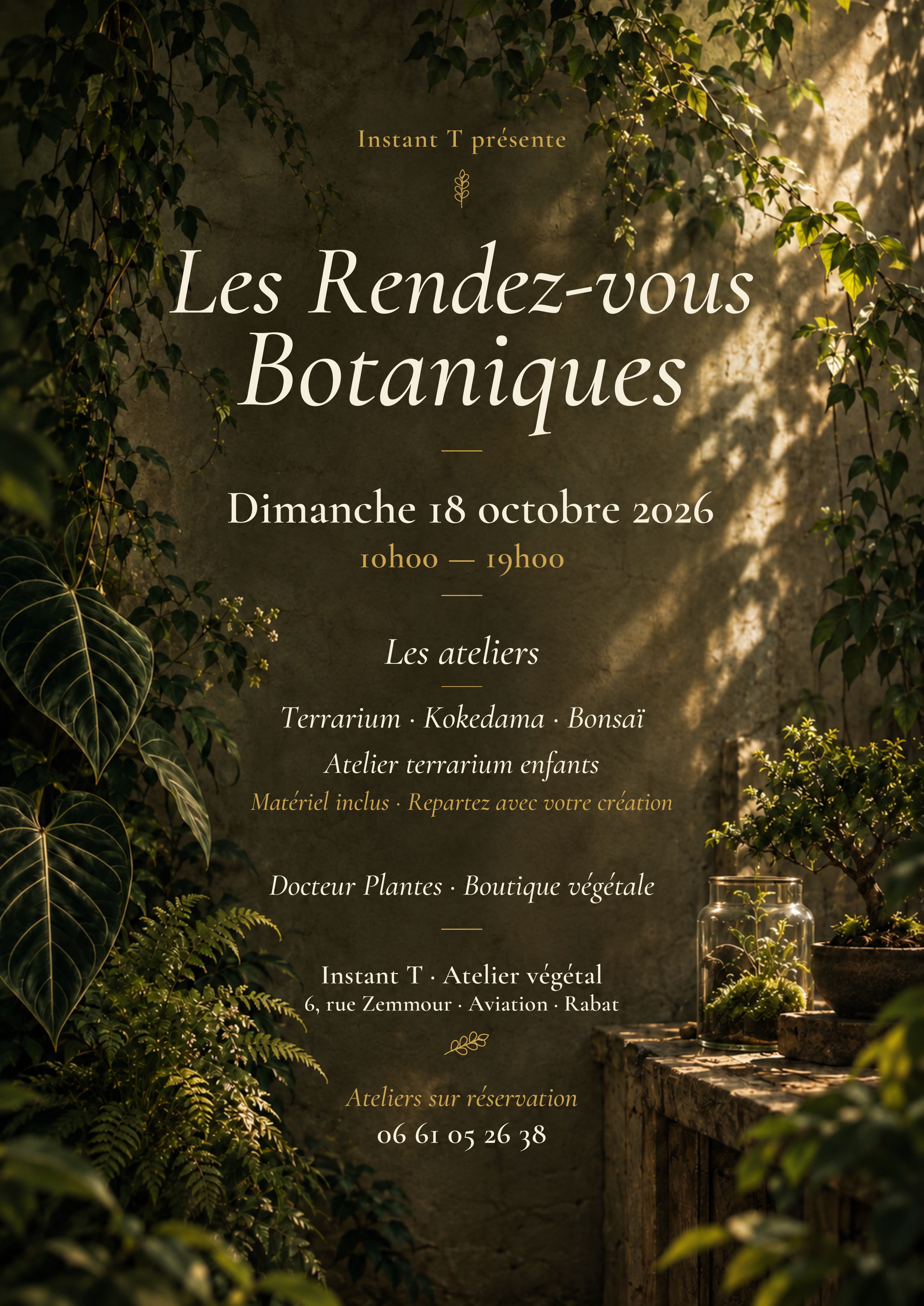 Affiche Les Rendez-vous Botaniques Édition VI
